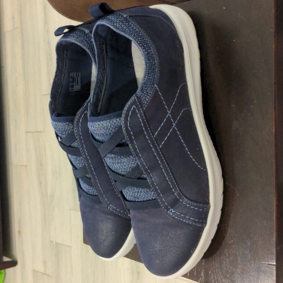 EUC Clarks Cloudsteppers™ Adella Trace Women's Size 10W Blue Step in Ortholite - Picture 5 of 11